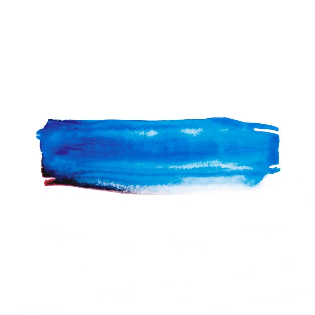 Ligne abstraite bleue sur papier