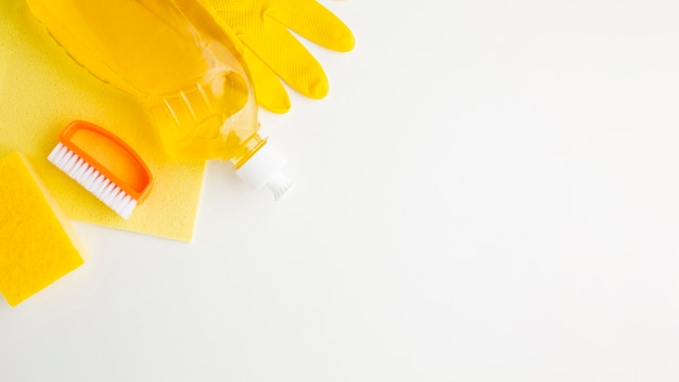 Liquide de lavage avec espace de copie de la brosse