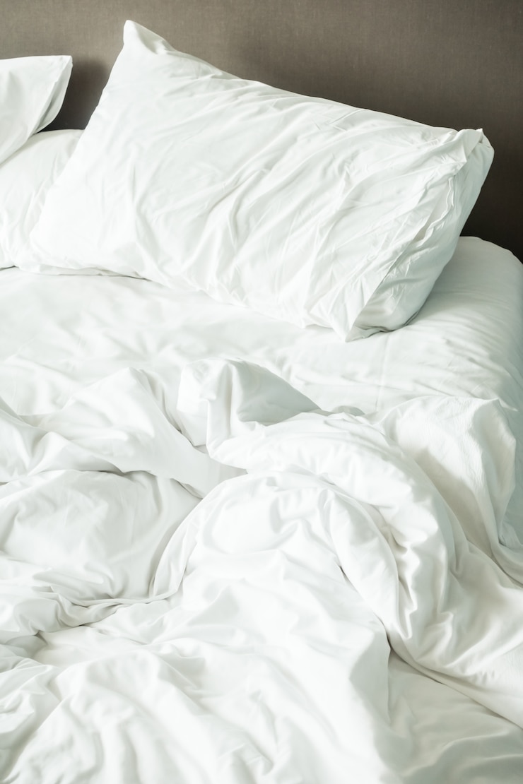 Photo gratuit lit rumpled