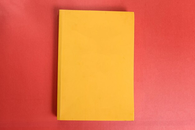 Livre papier physique sur fond agrandi