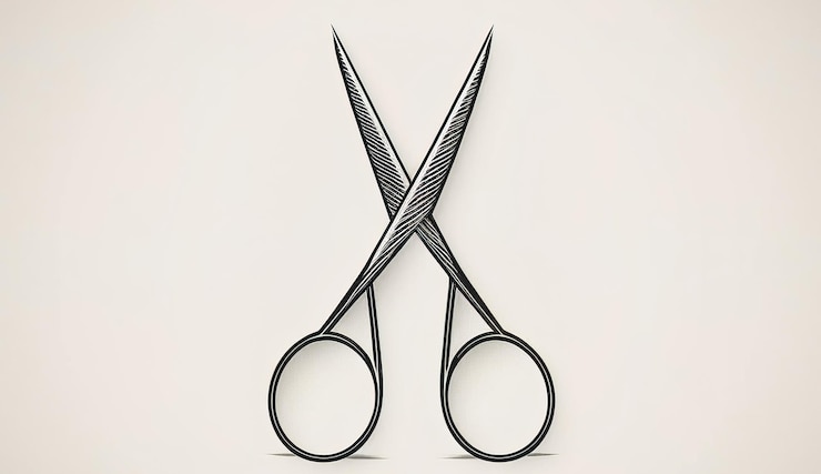 Photo gratuit logo minimaliste pour un coiffeur de salon de beauté ia générative