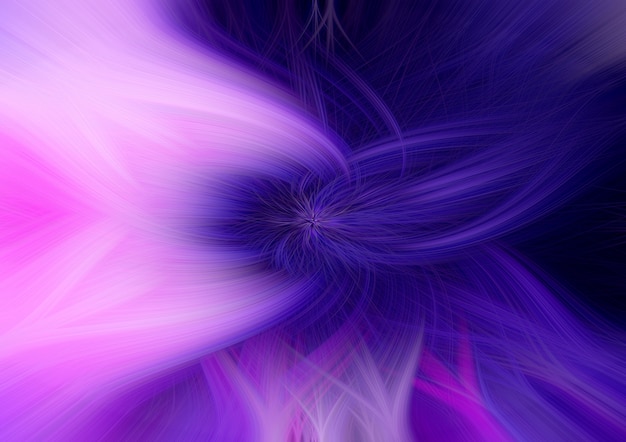 Lumière abstraite tordue en violet