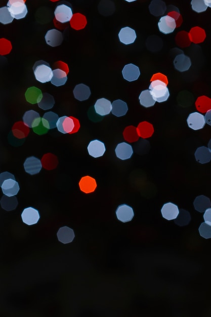 Lumières de Noël abstraites