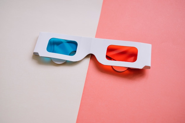 Lunettes 3d blanches