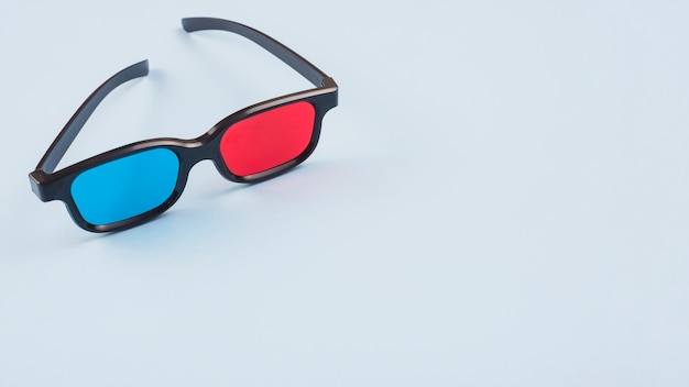 Photo gratuite lunettes 3d et fond