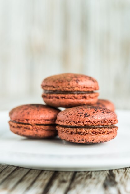 Macaron au chocolat