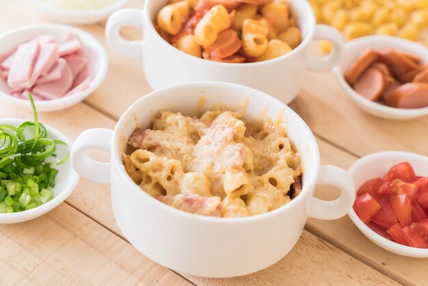 Macaroni et jambon