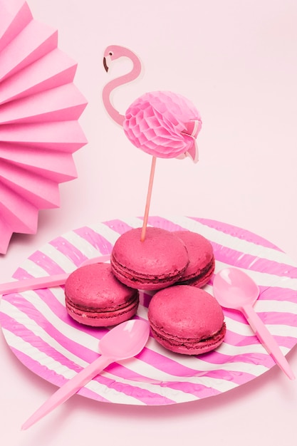 Photo gratuite macarons