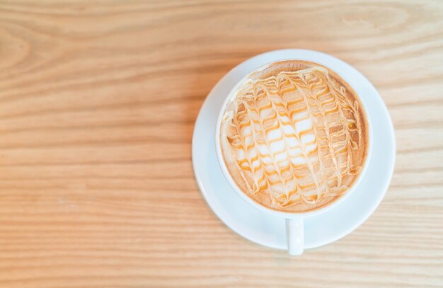 Macchiato au caramel chaud