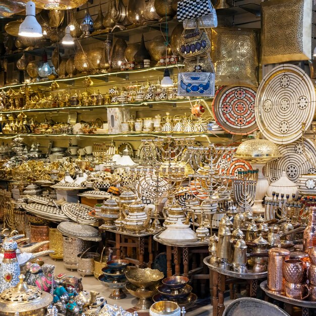 Magasin dans le célèbre souk de Marrakech