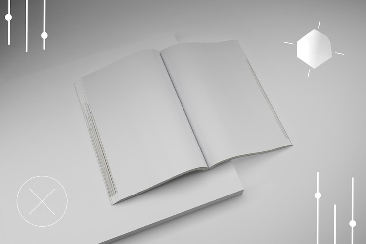 Photo gratuit le magazine abstract