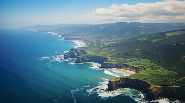 Photo gratuite le magnifique paysage naturel de l'île