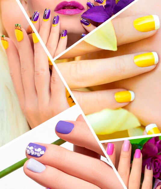 Mains avec de beaux ongles