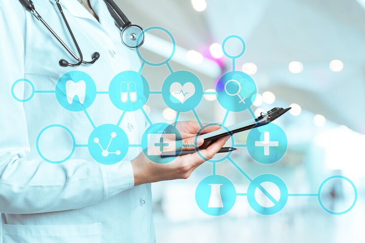 Photo gratuit mains de docteur en médecine
