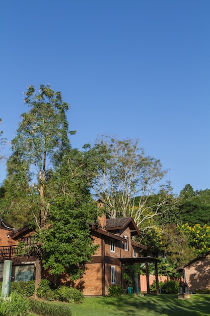 Maison en brique résidentielle