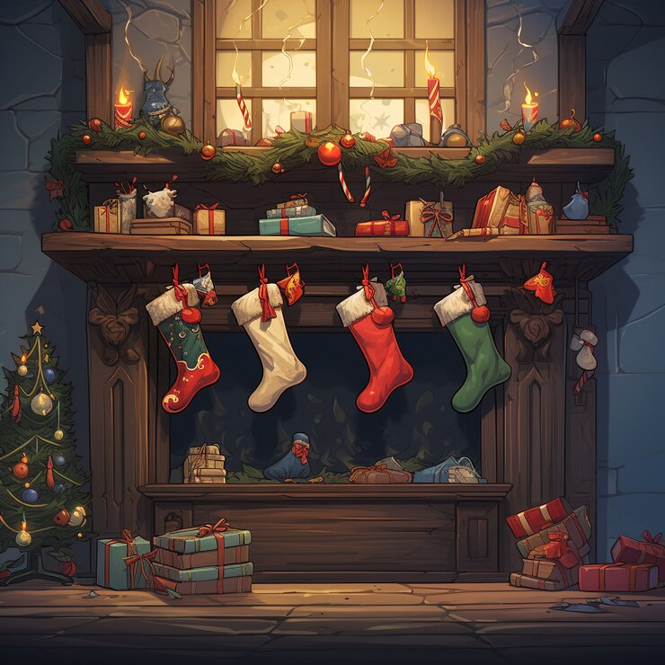 Photo gratuit une maison magnifiquement décorée pour noël