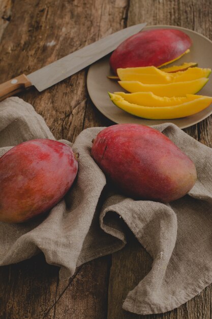 Mangue sur la table