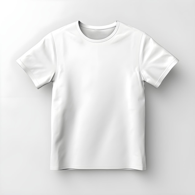 Photo gratuite maquette de tshirt blanc vierge pour le design