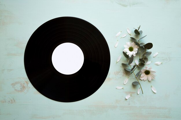 Maquette en vinyle floral