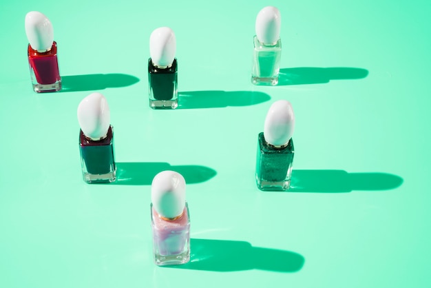 Photo gratuite maquillage de vernis à ongles