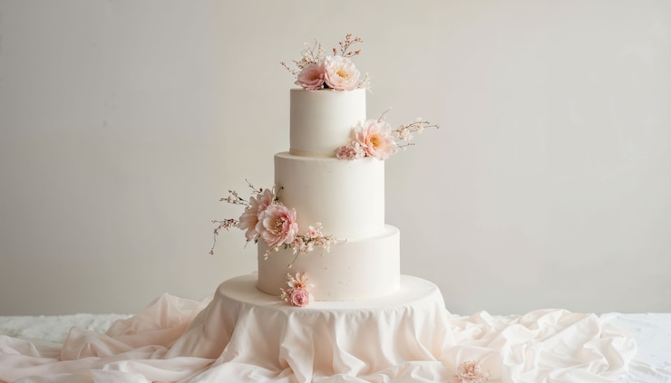 Photo gratuit un mariage élégant.