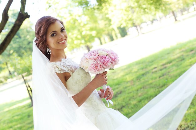 Mariée le jour du mariage