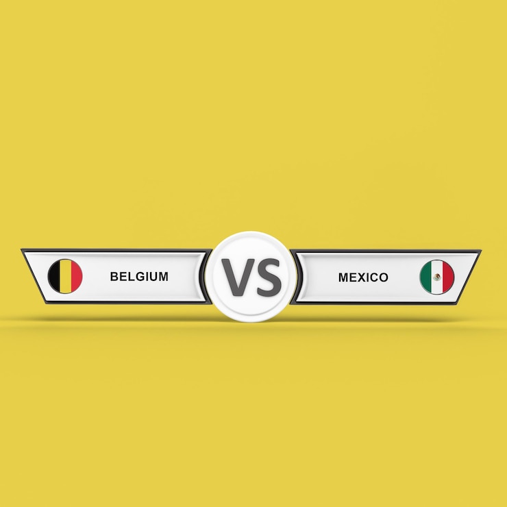 Photo gratuit match belgique vs mexique