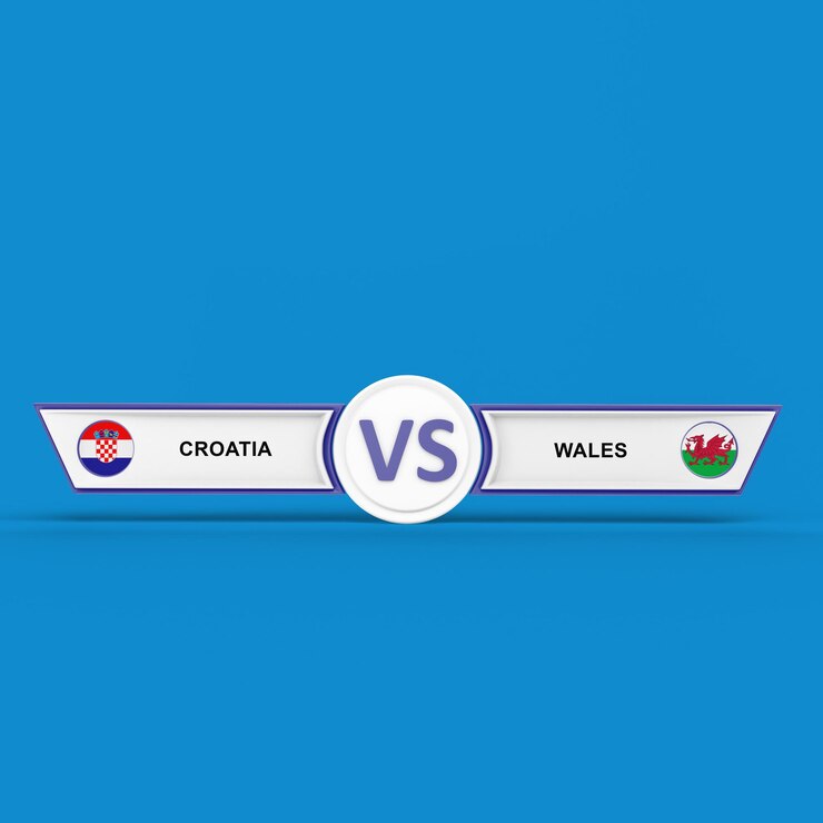 Photo gratuit match croatie vs pays de galles