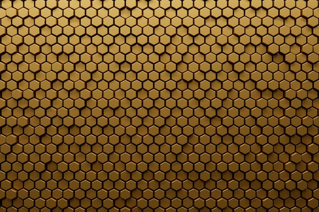 Matériau texturé doré lisse