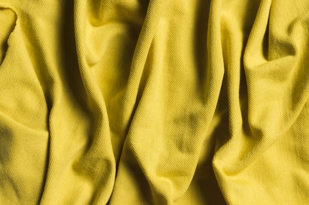 Matériau de tissu de décoration intérieure ornement jaune