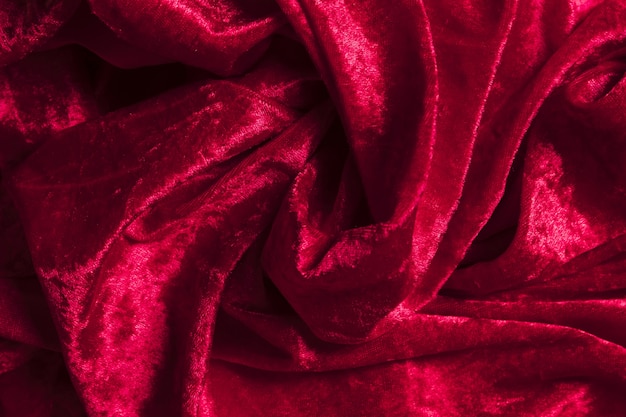 Matériaux décoratifs en tissu rouge à l'intérieur