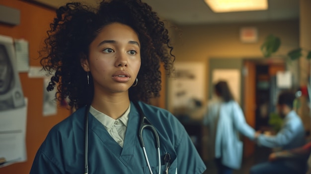 Photo gratuite médecin travaillant à l'occasion de la journée mondiale de la santé