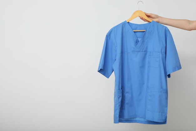 Médecine uniforme soins de santé Journée des travailleurs médicaux espace pour le texte