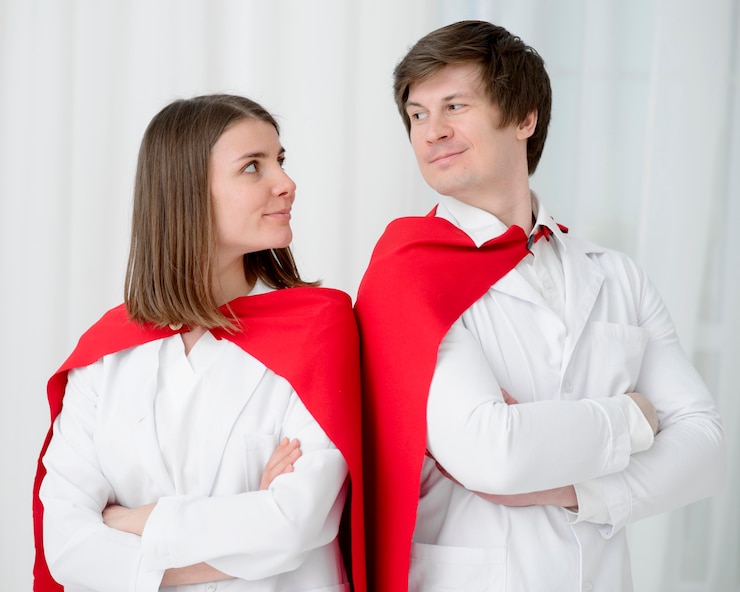 Photo gratuit médecins, capes, regarder, autre