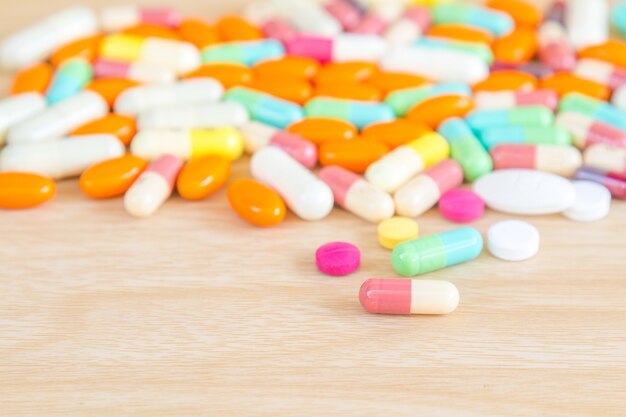 Médicament pilule et capsule