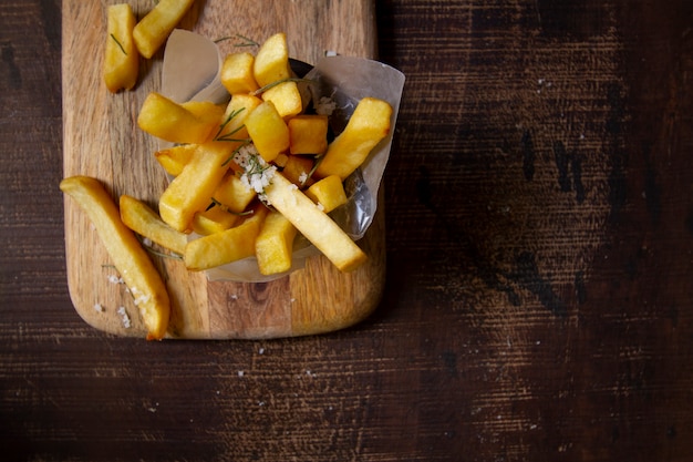 Meilleur arrangement de frites délicieuses