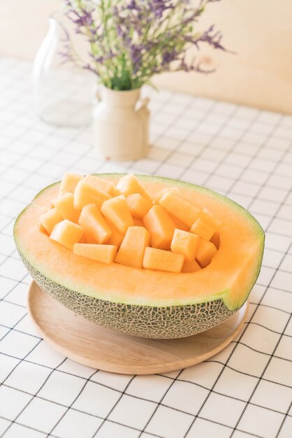 Melon au cantaloupe frais