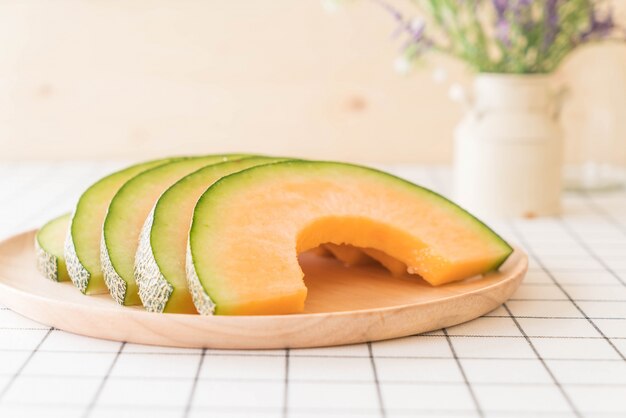 Melon au cantaloupe frais