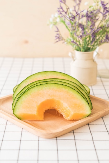 Melon au cantaloupe frais