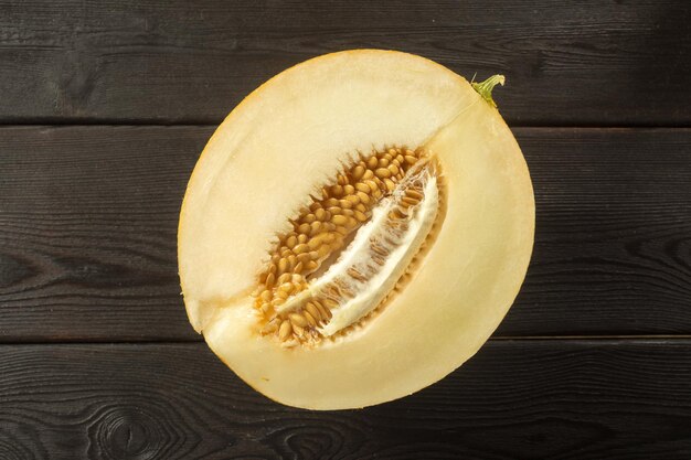 Melon sur table