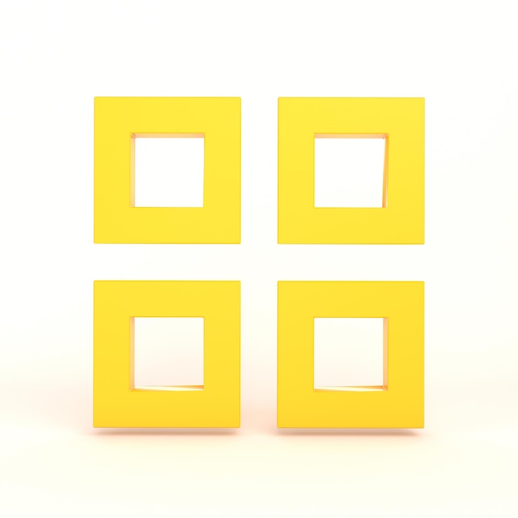 Photo gratuit menu de l'application recto avec fond blanc