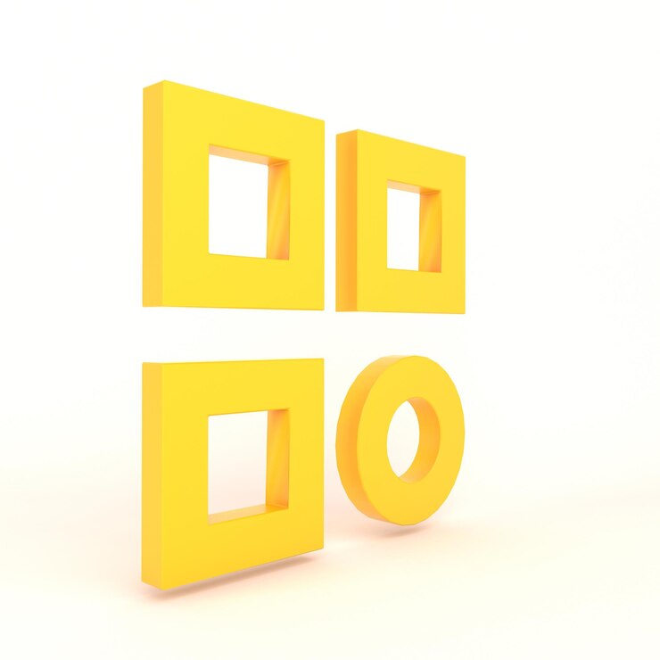 Photo gratuit menu des applications côté gauche avec fond blanc