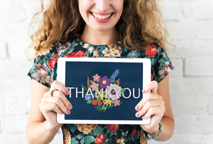 Photo gratuit merci appréciation greatful happy