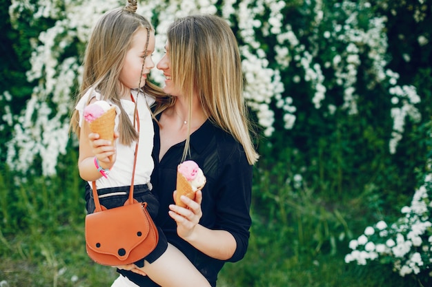 mère avec fille