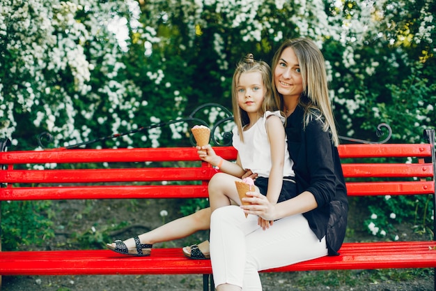 mère avec fille