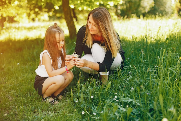 mère avec fille