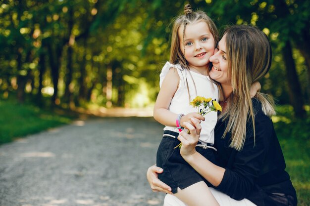 mère avec fille