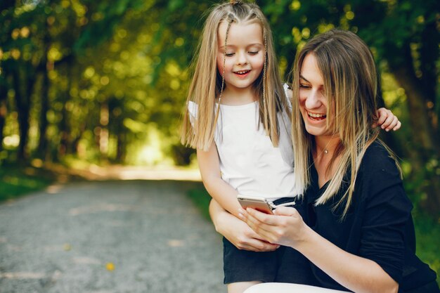 mère avec fille