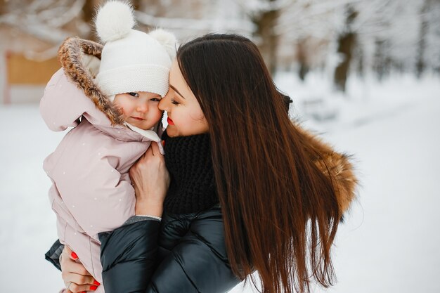 mère avec fille