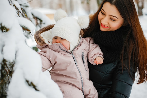 mère avec fille